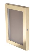 A3 Polished Brass Mains LED menu case