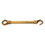 2pcs Chandelier Support Rod with Hook, Metal 10cm Downrod, M10