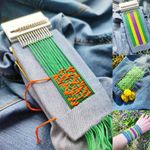 Small Weave Tool Darning Loom DIY Weaving For Unisex For Home