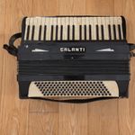 Vintage Galanti Italian Piano Accordion 120 Bass Art Deco Grille Working Order