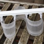 Translucent Wave-Effect 3" Curtain Heading Tape for Wave tracks 1/3/5/10/20/50m