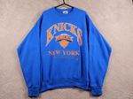 Vintage New York Knicks 90s NBA Sweatshirt Lee Sport Blue Extra Large (P91)