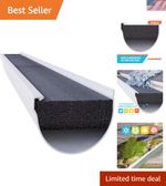 No Contractor Needed - Easy Installation 5-Inch Half Round Gutter Guard Solution