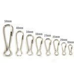 16-54mm Metal Snap Lanyard Clip Hook Gourd Buckle Keychain Camping Clasp Clips