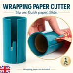 Sliding Wrapping Paper Cutter Concealed Blade Gift Wrap Tool