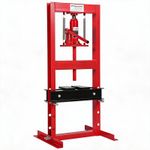 6 Ton Hydraulic Shop Press -Heavy-Duty H-Frame Floor Press -Adjustable Worktable
