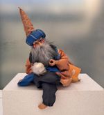 Vintage 21" Wizard Art Doll by Vera & Paul QLD Australia Which Witch is Which