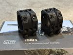 Spuhr SR-4000 34mm Medium (25.4mm) Two Piece Picatinny Scope Rings