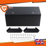 Aluminum Tool Box Locker Storage Black for Off-Road Vehicle Portable Trucks