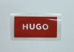 4 x Transfers 5cm X 2.4cm Red HUGO Boss Sports Logos Iron On Red Box