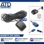 GPS Fakra SatNav Aerial Antenna Magnetic Cable For Audi Porsche VW SEAT Skoda MB