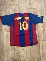 RONALDINHO 10 Barcelona Shirt - Medium - 2003/2004 - Nike Jersey Home Barca