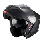MT GENESIS R SV FLIP FRONT DUAL VISOR MODULAR MOTORCYCLE HELMET PURE MATT BLACK