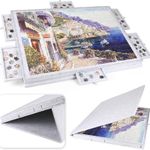 1000pcs / 2000pcs Tilting Jigsaw Puzzle Board 2-in-1 Designed Stand 6 Drawers