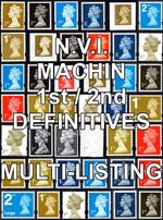 GB N.V.I. Machin 1st / 2nd Class (Multiple Listing) SG1445 - 2657 Unmounted Mint