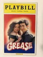 Grease Broadway Playbill OPENING NIGHT Aug 19 2007 Laura Osnes Max Crumm OBC
