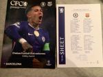 Chelsea FC vs Barcelona 25.11.2025 match day programme+timesheet: MINT condition