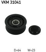 SKF Idler Pulley for Audi A5 TDi Quattro CCWA 3.0 Litre July 2007 to March 2012
