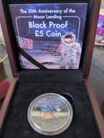 Black Silver And Painted Coin