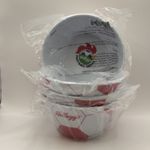 Kelloggs Football Cereal Bowl Promotional Item Brand New Sealed UK set of 4