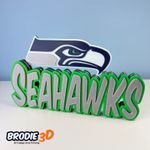 Seattle Seahawks Custom Name Sign | Personalised NFL Fan Decor | Super Bowl 60