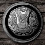 French Bulldog Silver Commemorative Coin in Capsule. Frenchie/Puppy/Pup/Dog
