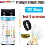 100 Strips Urine Test Strip 10 Parameters Urinalysis Dip-Stick PH Test Strips