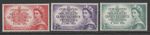 Australia 1953 Coronation SG 264-266 Mnh.