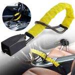 Seat Belt Lock Steering Wheel Lock Car Security Anti-Theft Device Yellow