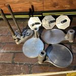 Vintage Jeweler Lapidary/Faceting Equipment Mast Bases Etc.