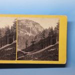 Ballater Stereoview C1870 Real Photo Scotland Entrance To Mountain Pass