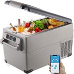 Uimoso Portable Car Refrigerator 12/24V DC & 100-240V AC Electric Cooler 37QT