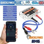 BM6=BM200 Car Battery Monitor Bluetooth 12V Battery Tester for iPhone Android