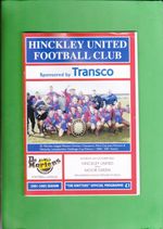 Hinckley United v Moor Green 01/02