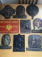 Large Joblot Of Antique Insurance Fire Marks.