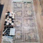 Redicut Rug Making Kit Floral Started 69 Inches X 36 Inches