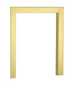 16'' Fire Trim Open Coal Fire Frame 2'' Face 2'' Return - Brass