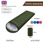 Sleeping Bag 3 Seasons Lightweight Camping for Kids and Adults Indoor & Outdoors