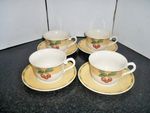 Churchill Somerset 4x Cups ans saucers