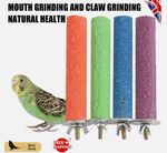 Bird Perch – Beak & Claw Trimming Perch for Parrots, Parakeets, Budgies, Conures