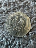 2003 Gibraltar Mary and Joseph Christmas  50p Mint Condition 1 