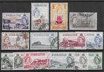 Gibraltar 1953 QEII Definitive Set SG145-158 Fine Used Cat£130