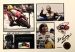Joey Dunlop TT Legend Photo Display. Signed.