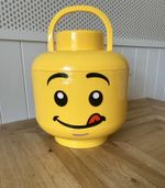 Large Lego Storage Head Tub with handle and sorting trays
