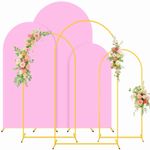 Gold Arch Backdrop Stand 4ft,5ft,6ft With Covers