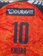 Yuri KNORR MATCHWORN WORN JERSEY, document from the Rhine-Neckar Lions