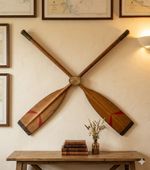 Vintage Wooden Oars / Wooden Oars / Vintage Rowing Oars - Home Decor 