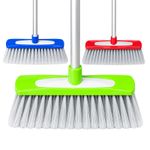 Soft Indoor Outdoor Long Wooden Handle Broom Sweeping Brush Floor Clean Kitchen