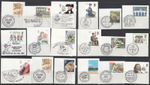 18 x GB Used special FDI cancels 1981 - 1985 ON PIECE (143535)