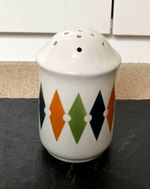 Vintage T.G.Green Roulette Diamond Pattern by Reg Plant Ceramic Flour Sifter